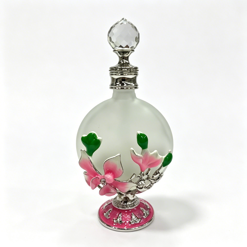 4pcs Crystal Perfume Essential Oil Bottle 30ml D9343 4pcs كريستال عطر زجاجة الزيوت الأساسية 30 مل D9343