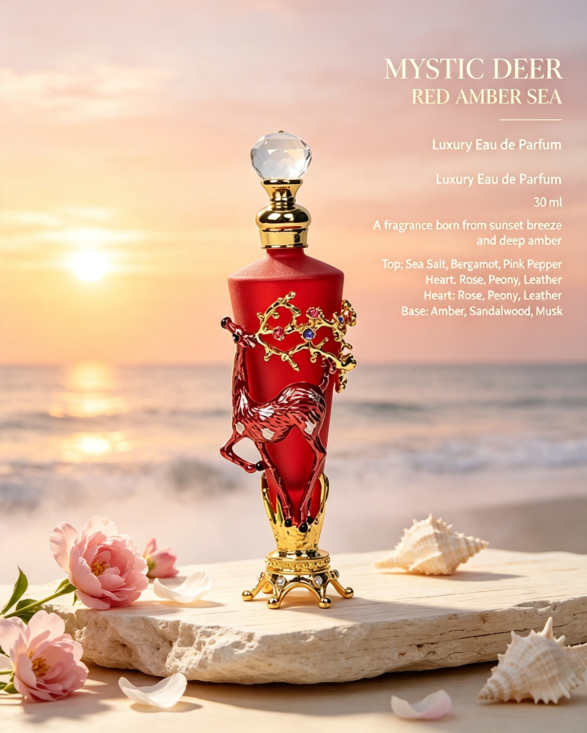 4pcs Crystal Perfume Essential Oil Bottle 30ml D9366 4pcs كريستال عطر زجاجة الزيوت الأساسية 30 مل D9366