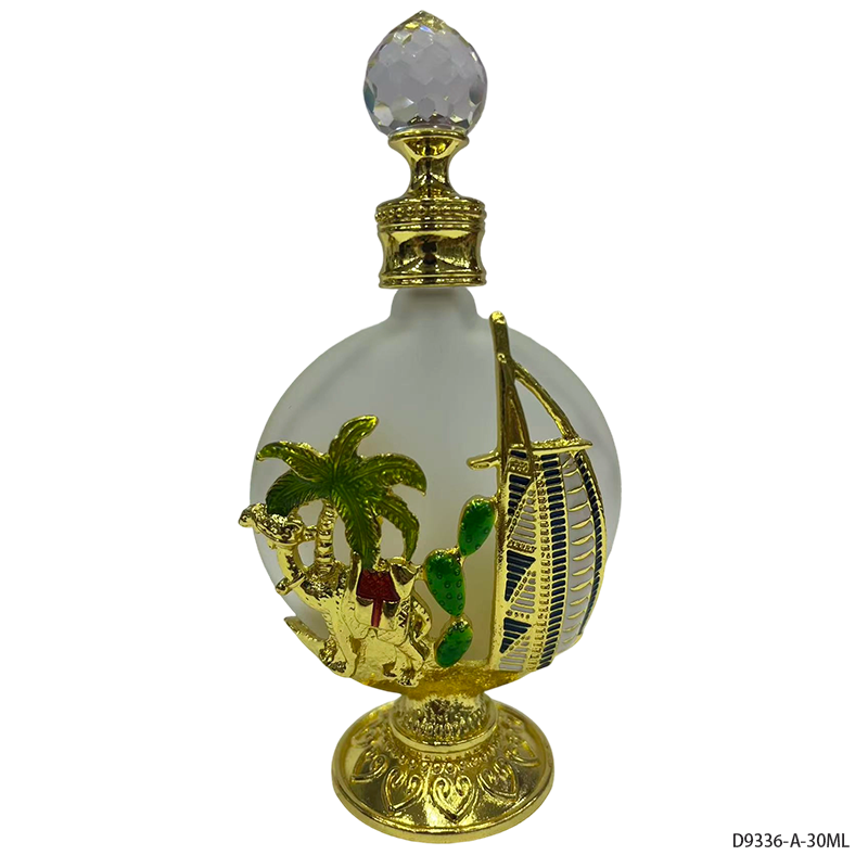 4pcs Crystal Perfume Essential Oil Bottle 30ml D9336A 4pcs كريستال عطر زجاجة الزيوت الأساسية 30 مل D9336A