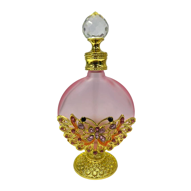 4pcs Crystal Perfume Essential Oil Bottle 30ml D9362 4pcs كريستال عطر زجاجة الزيوت الأساسية 30 مل D9362
