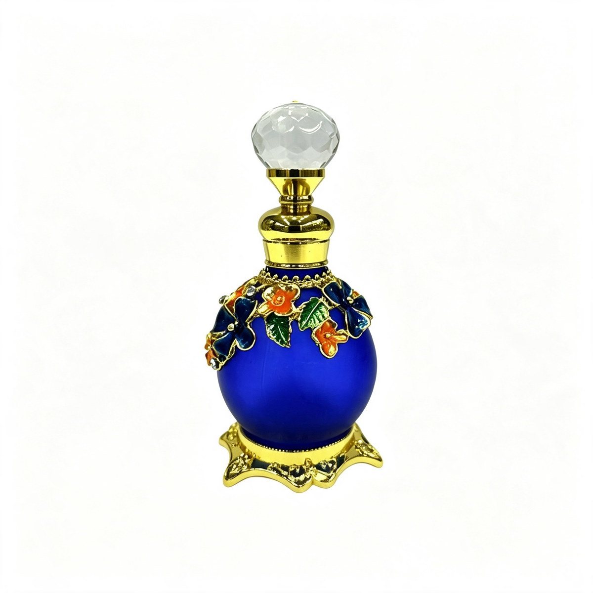 4pcs Crystal Perfume Essential Oil Bottle 15ml D9357 4pcs كريستال عطر زجاجة الزيوت الأساسية 15 مل D9357