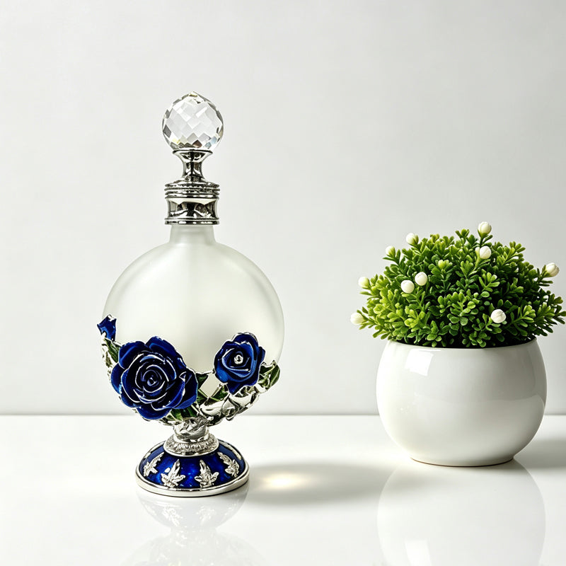 4pcs Crystal Perfume Essential Oil Bottle 30ml D9328 4pcs كريستال عطر زجاجة الزيوت الأساسية 30 مل D9328