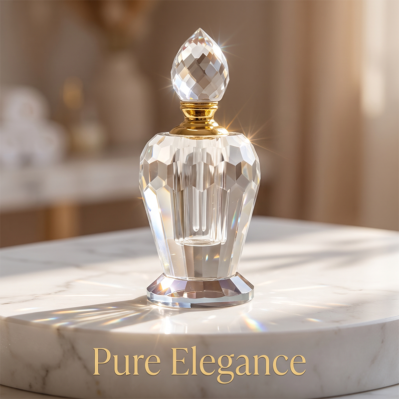 1pcs Crystal Perfume Essential Oil Bottle 6ml B0085 1 قطعة زجاجة عطر زيت أساسي بلوري 6 مل B0085
