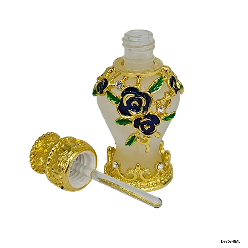 4pcs Crystal Perfume Essential Oil Bottle 8ml D9363 4pcs كريستال عطر زجاجة الزيوت الأساسية 8 مل D9363