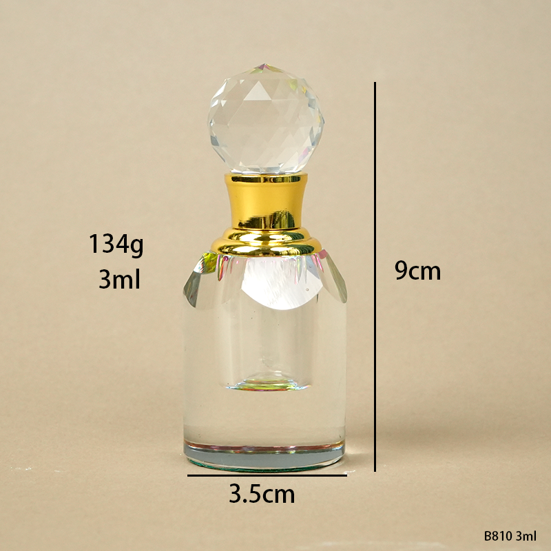 1pcs Crystal Perfume Essential Oil Bottle 3ml B810 1pcs كريستال عطر زجاجة الزيوت الأساسية 3ml B810