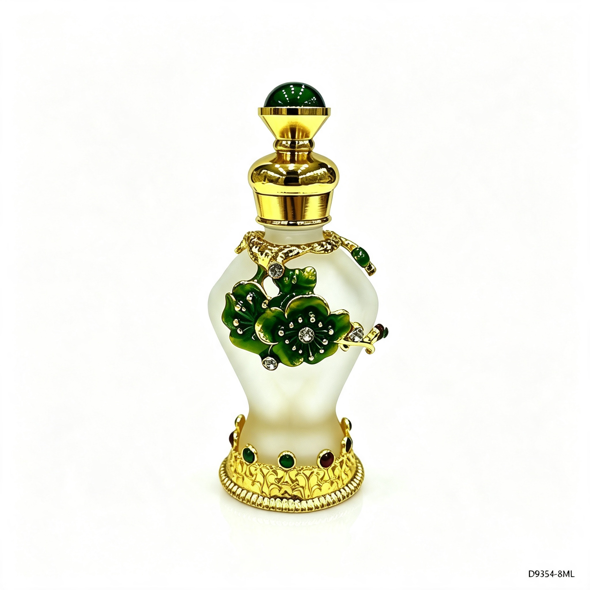 4pcs Crystal Perfume Essential Oil Bottle 8ml D9354 4pcs كريستال عطر زجاجة الزيوت الأساسية 8 مل D9354