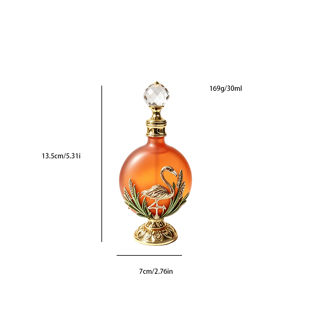 4pcs Crystal Perfume Essential Oil Bottle 30ml D9315 4pcs كريستال عطر زجاجة الزيوت الأساسية 30 مل D9315
