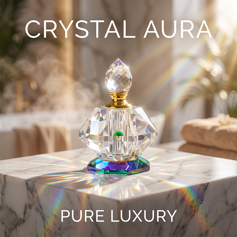 1pcs Crystal Perfume Essential Oil Bottle 6ml B0095 6ml B0095 عطر الكريستال زجاجة الزيوت الأساسية 1pcs