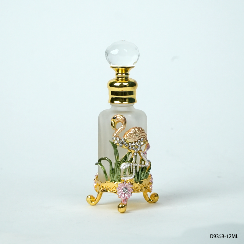 5pcs Crystal Perfume Essential Oil Bottle 12ml D9353 5pcs كريستال عطر زجاجة الزيوت الأساسية 12 مل D9353
