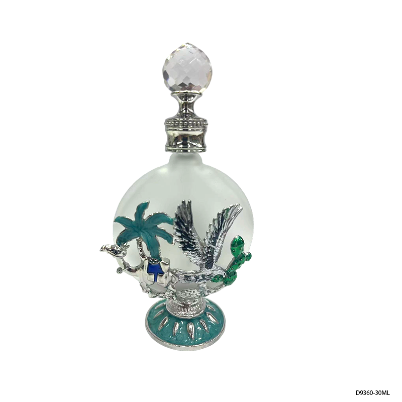 4pcs Crystal Perfume Essential Oil Bottle 30ml D9360 4pcs كريستال عطر زجاجة الزيوت الأساسية 30 مل D9360
