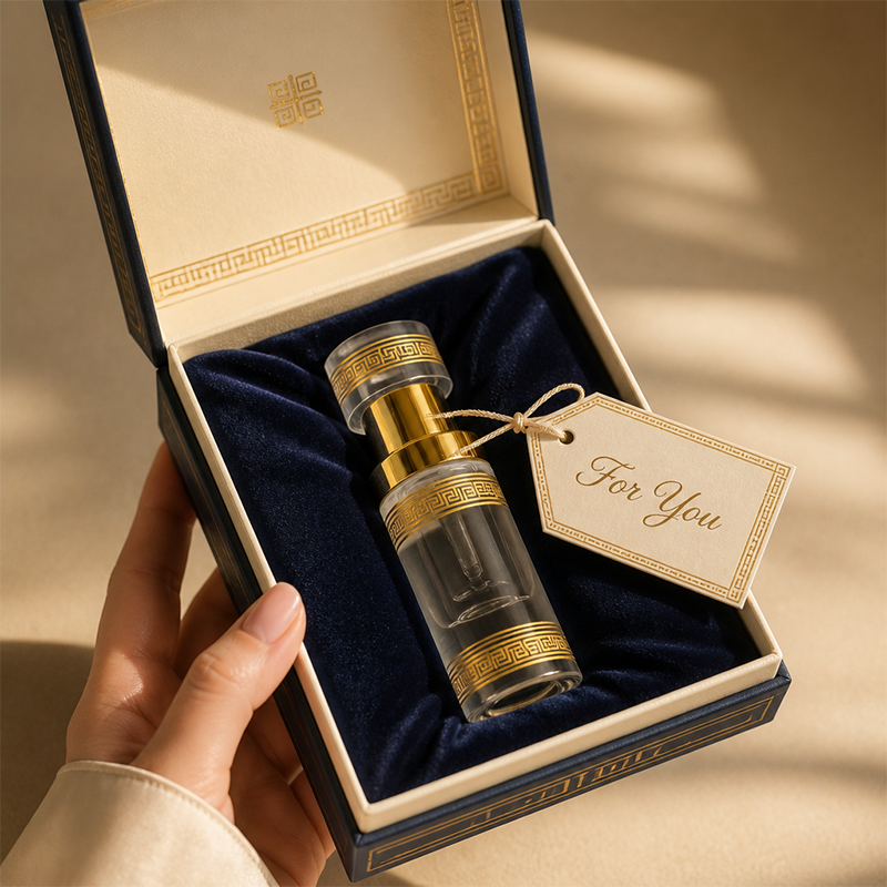 2pcs Crystal Essential Oil Bottle 3ml+6ml B786 زجاجة زيت كريستالية فارغة بسعة 6 مل، زجاجة عطور زيتية فارغة، زجاجة عطر زيتية قابلة لإعادة التعبئة، زجاجة زيت بسعة 6 مل.