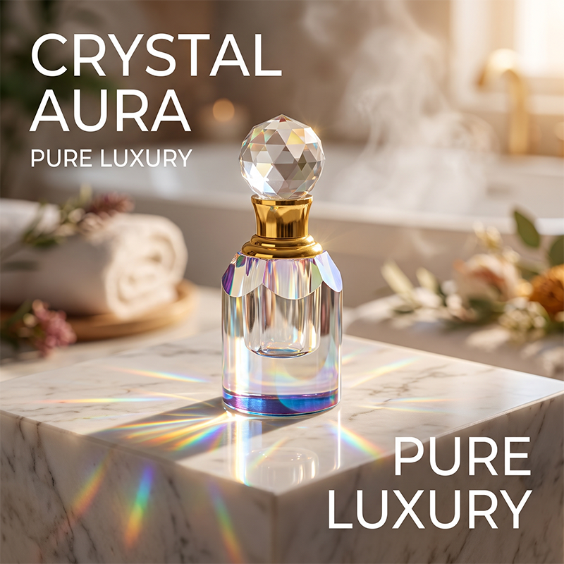 1pcs Crystal Perfume Essential Oil Bottle 3ml B810 1pcs كريستال عطر زجاجة الزيوت الأساسية 3ml B810