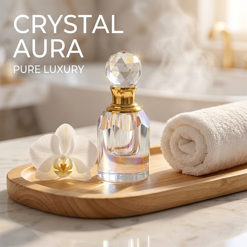 1pcs Crystal Perfume Essential Oil Bottle 3ml B810 1pcs كريستال عطر زجاجة الزيوت الأساسية 3ml B810