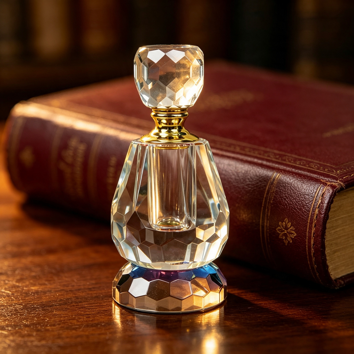 12ml empty crystal oil bottle, empty perfume oil bottle, refillable perfume oil bottle, 12ml oil bottle.