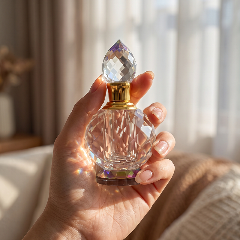 1pcs Crystal Perfume Essential Oil Bottle 3ml B728 1pcs كريستال عطر زجاجة الزيوت الأساسية 3ml B728