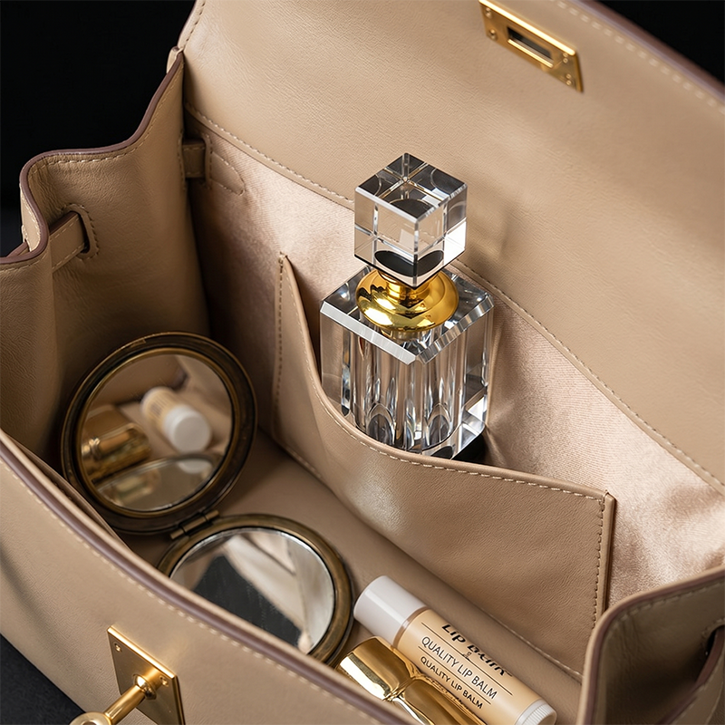1pcs Crystal Perfume Essential Oil Bottle 12ml B795A 1pcs كريستال عطر زجاجة الزيوت الأساسية 12ml B795A