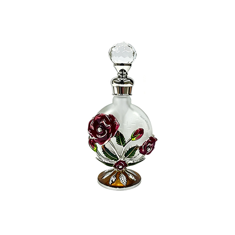 4pcs Crystal Perfume Essential Oil Bottle 10ml D9326 4pcs كريستال عطر زجاجة الزيوت العطرية 10 مل D9326