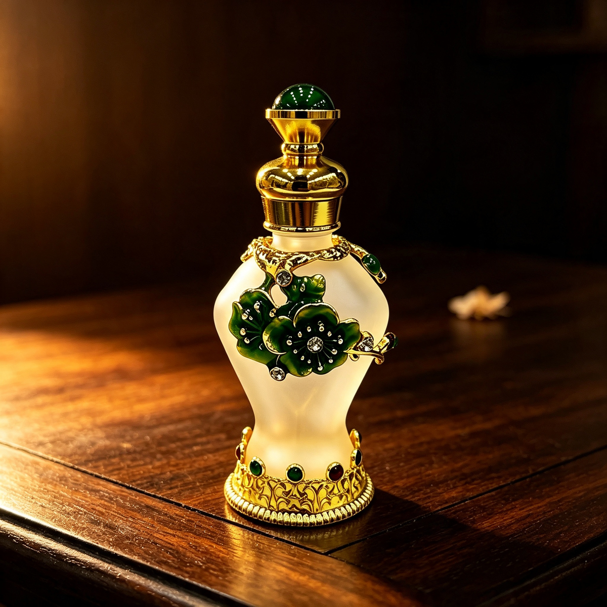 4pcs Crystal Perfume Essential Oil Bottle 8ml D9354 4pcs كريستال عطر زجاجة الزيوت الأساسية 8 مل D9354