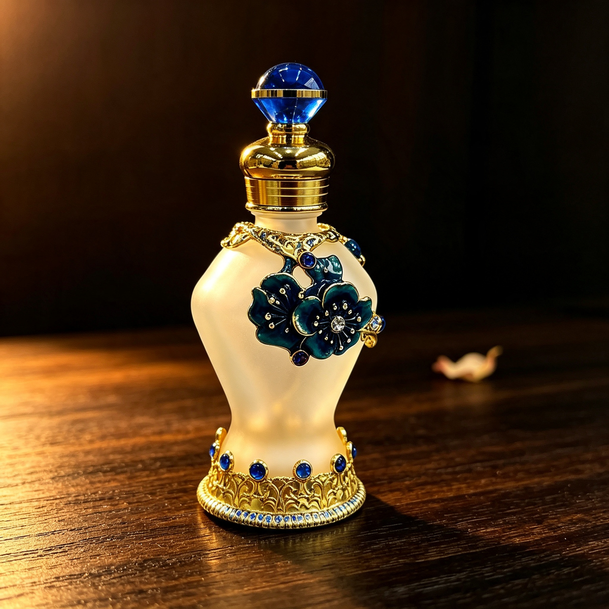 4pcs Crystal Perfume Essential Oil Bottle 8ml D9354 4pcs كريستال عطر زجاجة الزيوت الأساسية 8 مل D9354