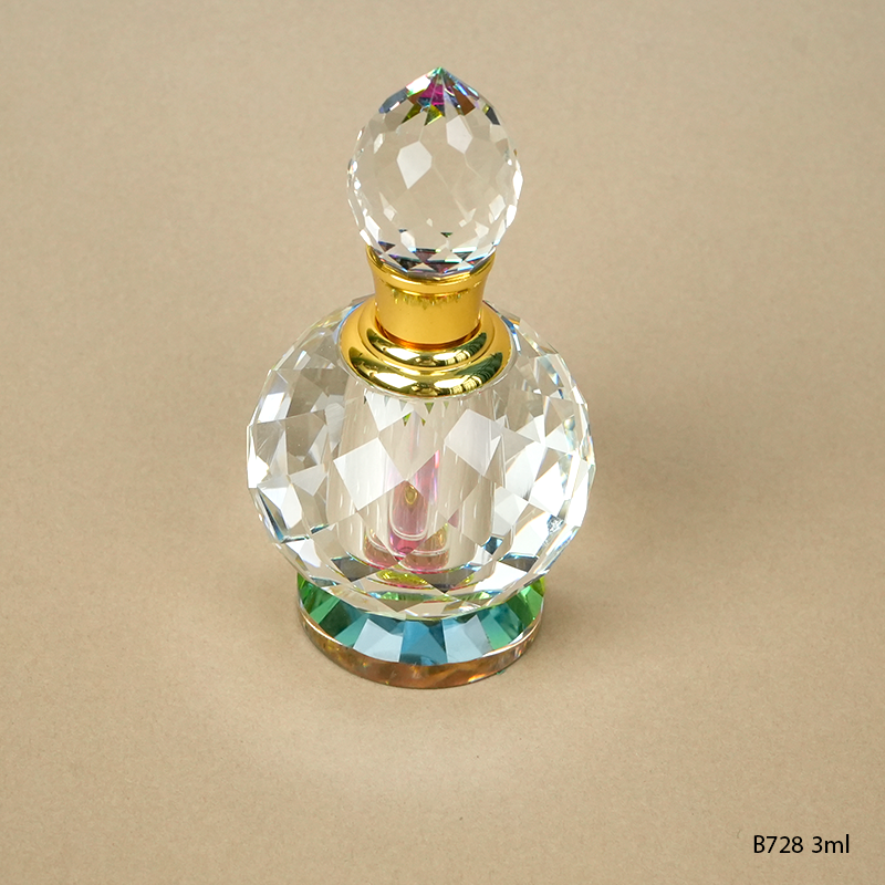 1pcs Crystal Perfume Essential Oil Bottle 3ml B728 1pcs كريستال عطر زجاجة الزيوت الأساسية 3ml B728