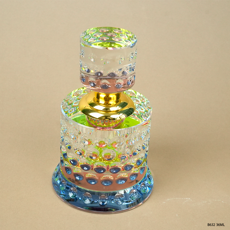 1pcs Crystal Perfume Essential Oil Bottle 36ml B623 1pcs كريستال عطر زجاجة الزيوت الأساسية 36 مل B623