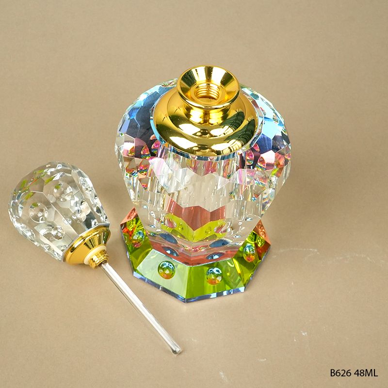 1pcs Crystal Perfume Essential Oil Bottle 48ml B626 1pcs كريستال عطر زجاجة الزيوت الأساسية 48 مل B626