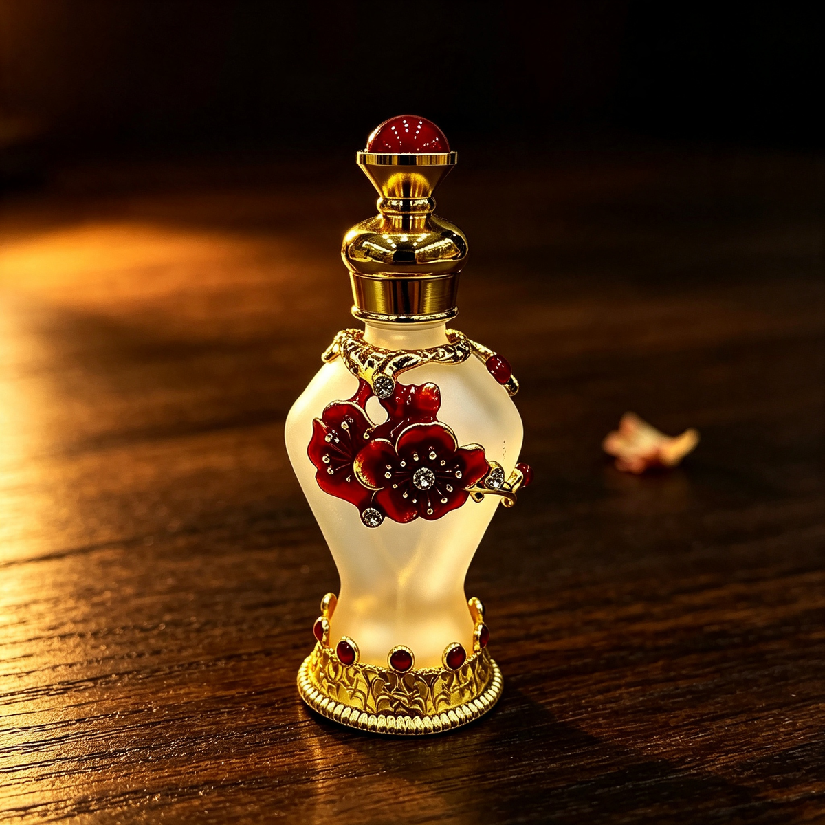 4pcs Crystal Perfume Essential Oil Bottle 8ml D9354 4pcs كريستال عطر زجاجة الزيوت الأساسية 8 مل D9354