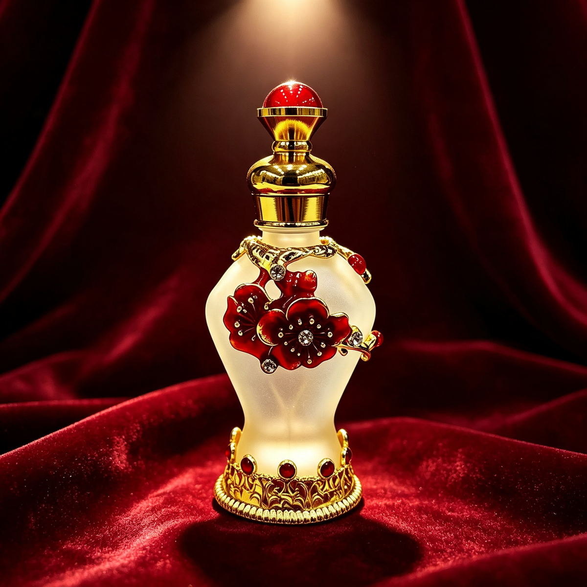 4pcs Crystal Perfume Essential Oil Bottle 8ml D9354 4pcs كريستال عطر زجاجة الزيوت الأساسية 8 مل D9354