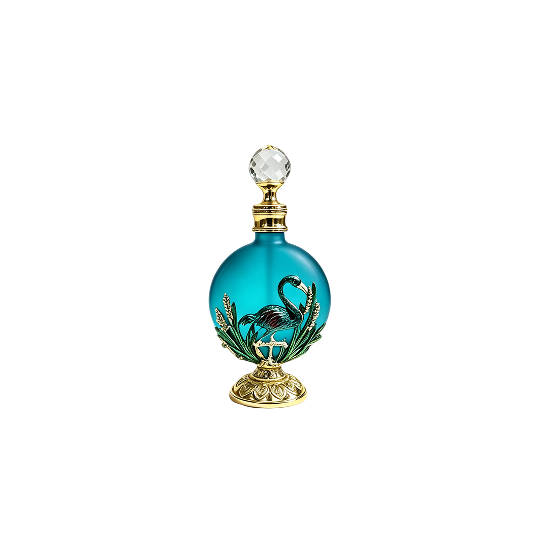 4pcs Crystal Perfume Essential Oil Bottle 30ml D9315 4pcs كريستال عطر زجاجة الزيوت الأساسية 30 مل D9315