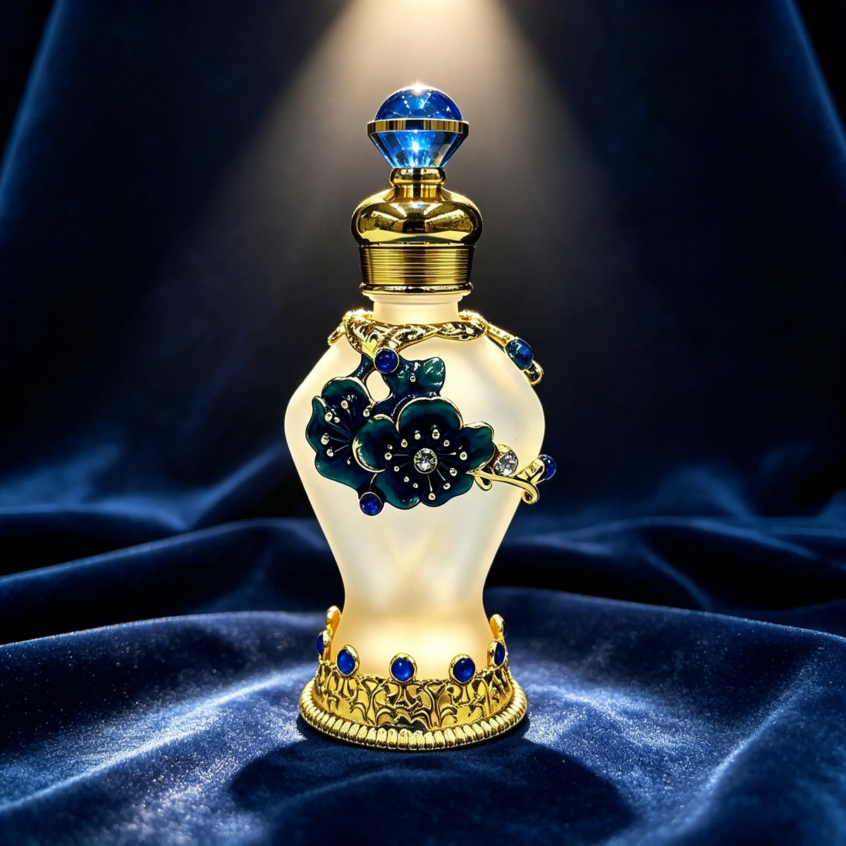 4pcs Crystal Perfume Essential Oil Bottle 8ml D9354 4pcs كريستال عطر زجاجة الزيوت الأساسية 8 مل D9354