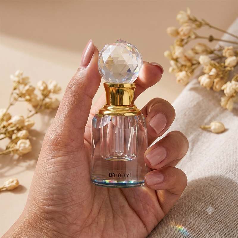 1pcs Crystal Perfume Essential Oil Bottle 3ml B810 1pcs كريستال عطر زجاجة الزيوت الأساسية 3ml B810