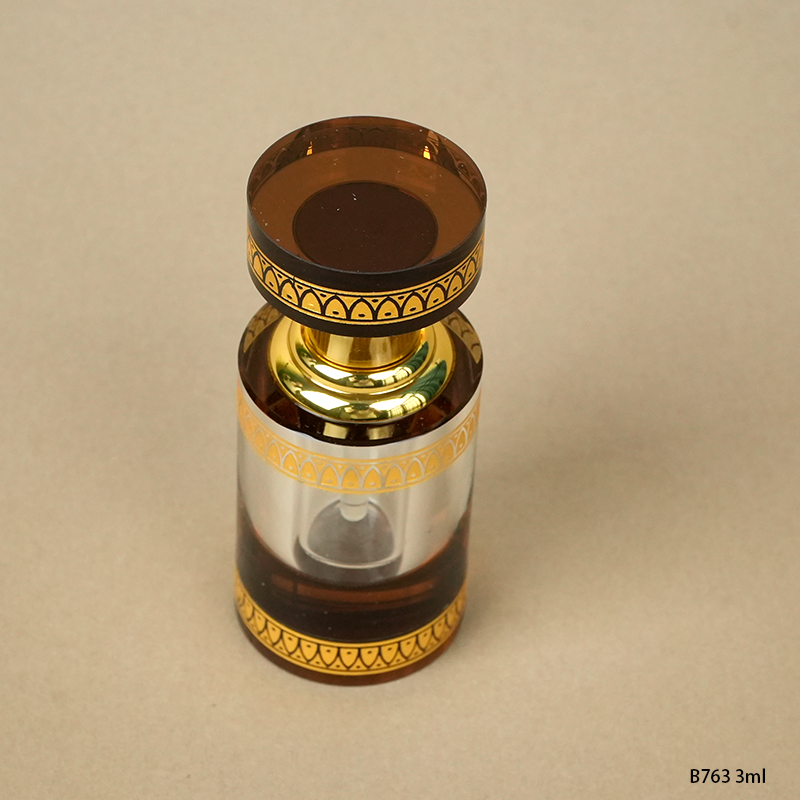 1pcs Crystal Perfume Essential Oil Bottle 3ml B763C 1pcs كريستال عطر زجاجة الزيوت الأساسية 3ml B763C