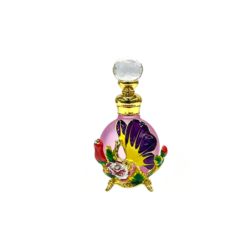 4pcs Crystal Perfume Essential Oil Bottle 25ml D9334 4pcs كريستال عطر زجاجة من الزيوت الأساسية 25 مل D9334