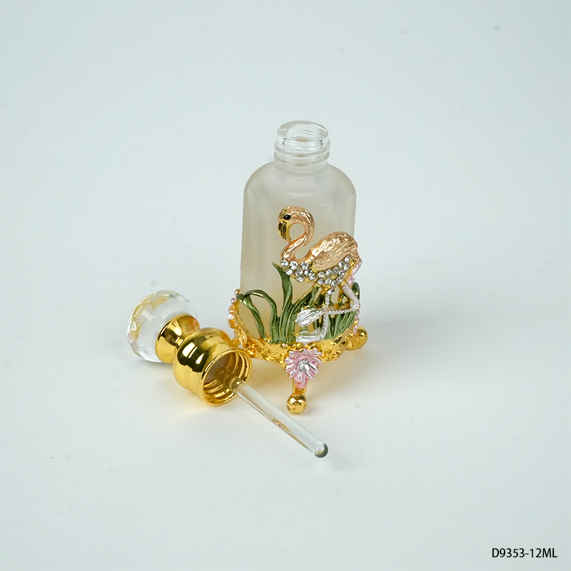 5pcs Crystal Perfume Essential Oil Bottle 12ml D9353 5pcs كريستال عطر زجاجة الزيوت الأساسية 12 مل D9353