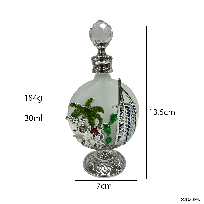 4pcs Crystal Perfume Essential Oil Bottle 30ml D9336A 4pcs كريستال عطر زجاجة الزيوت الأساسية 30 مل D9336A