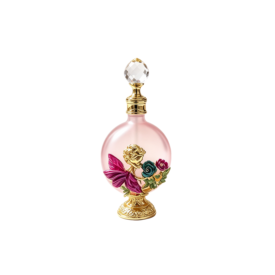 4pcs Crystal Perfume Essential Oil Bottle 30ml D9341 4pcs كريستال عطر زجاجة الزيوت الأساسية 30 مل D9341