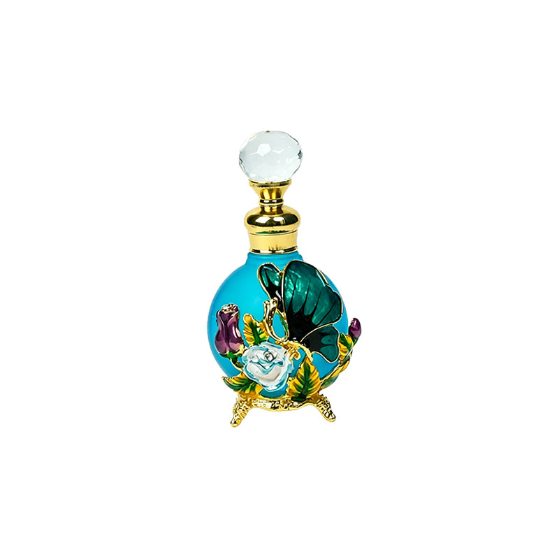 4pcs Crystal Perfume Essential Oil Bottle 25ml D9334 4pcs كريستال عطر زجاجة من الزيوت الأساسية 25 مل D9334