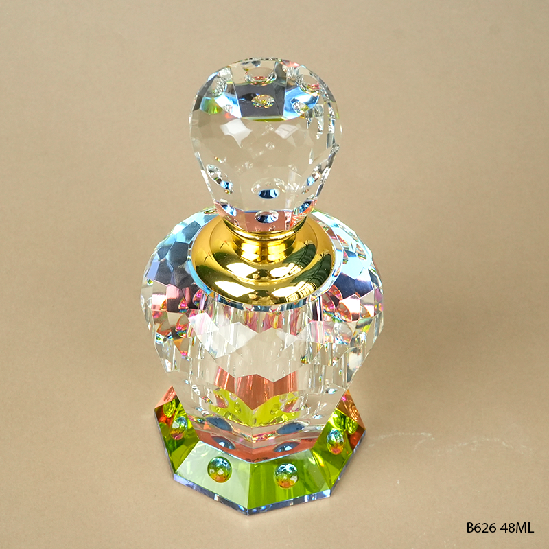 1pcs Crystal Perfume Essential Oil Bottle 48ml B626 1pcs كريستال عطر زجاجة الزيوت الأساسية 48 مل B626