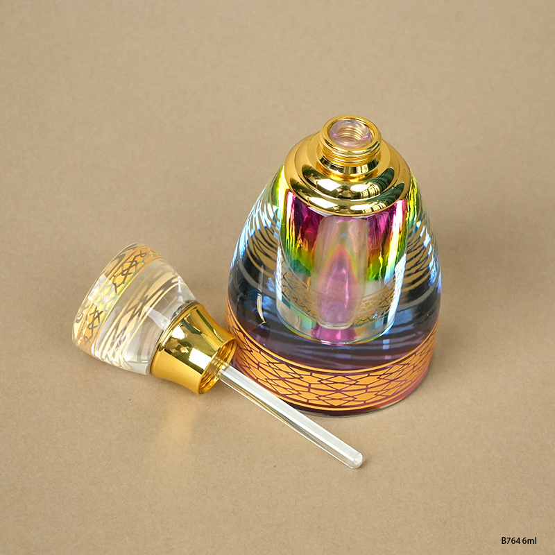 1pcs Crystal Perfume Essential Oil Bottle 6ml B764 1pcs كريستال عطر زجاجة الزيوت الأساسية 6ml B764