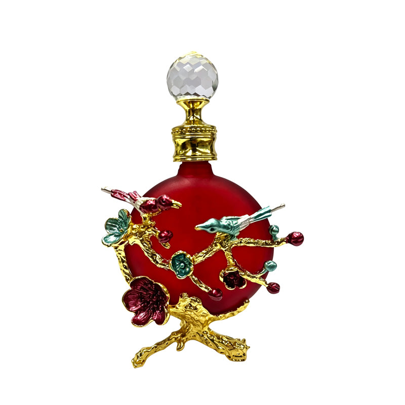 4pcs Crystal Perfume Essential Oil Bottle 30ml D9314 4pcs كريستال عطر زجاجة الزيوت الأساسية 30 مل D9314