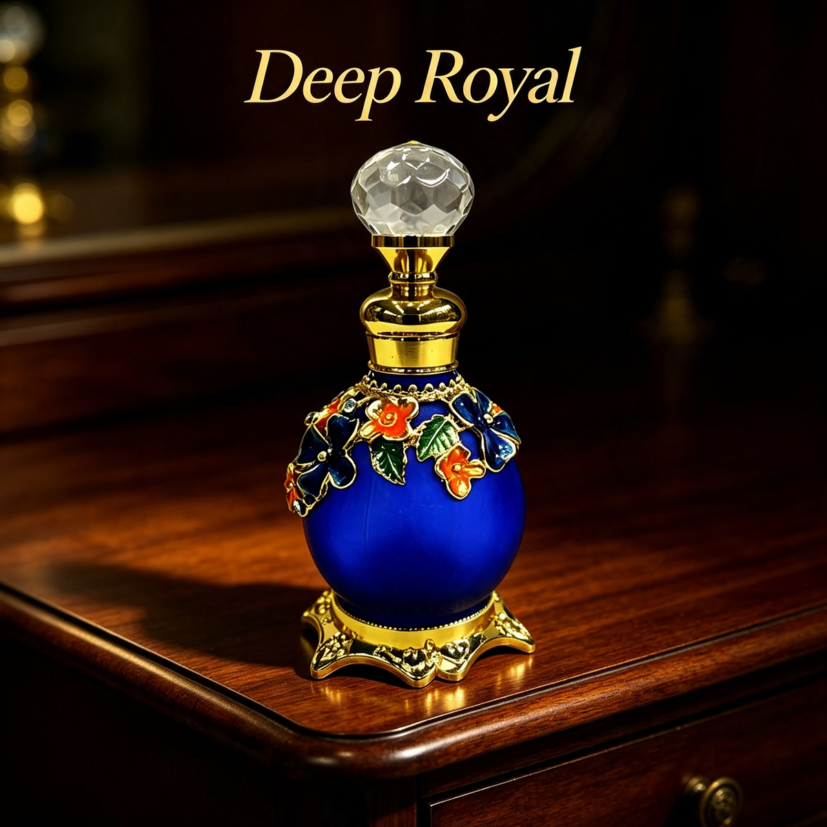 4pcs Crystal Perfume Essential Oil Bottle 15ml D9357 4pcs كريستال عطر زجاجة الزيوت الأساسية 15 مل D9357