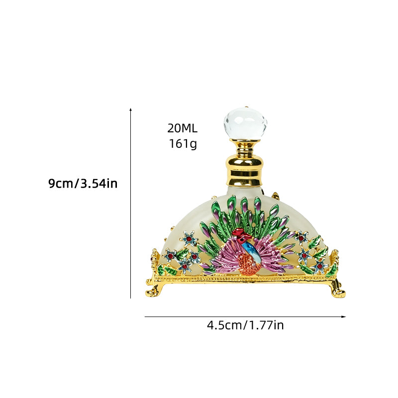 3pcs Crystal Perfume Essential Oil Bottle 20ml D9348 3pcs كريستال عطر زجاجة الزيوت العطرية 20 مل D9348