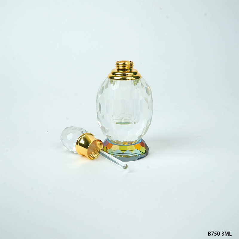 1pcs Crystal Perfume Essential Oil Bottle 3ml B750 1pcs كريستال عطر زجاجة الزيوت الأساسية 3ml B750
