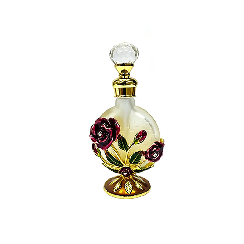 4pcs Crystal Perfume Essential Oil Bottle 10ml D9326 4pcs كريستال عطر زجاجة الزيوت العطرية 10 مل D9326