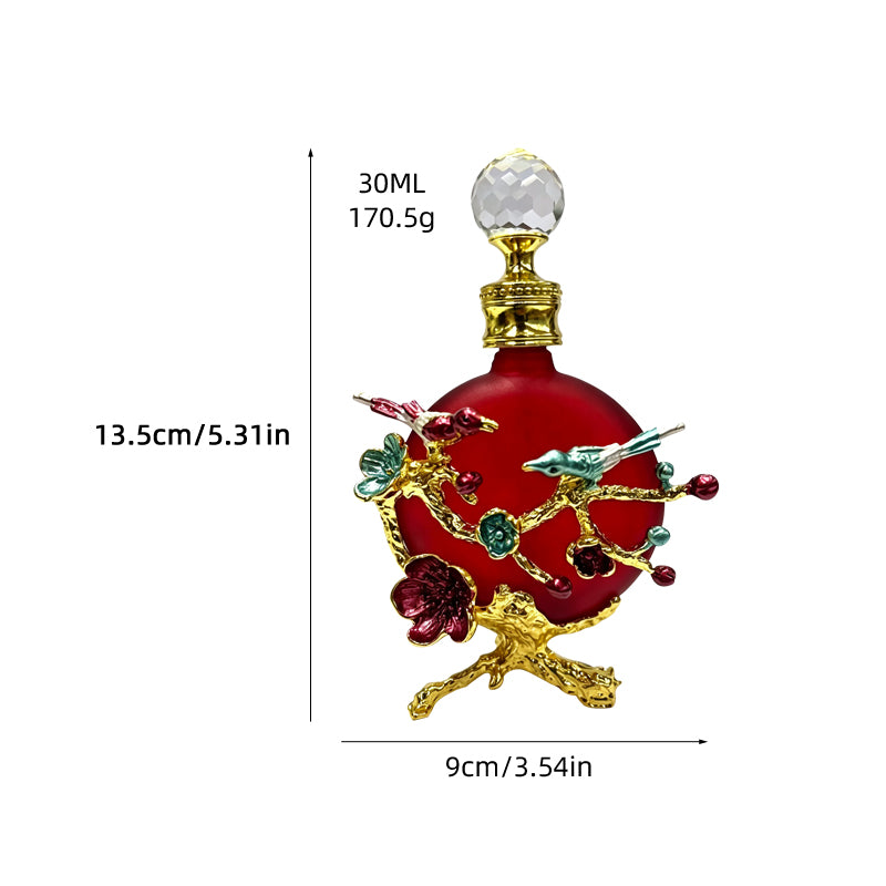 4pcs Crystal Perfume Essential Oil Bottle 30ml D9314 4pcs كريستال عطر زجاجة الزيوت الأساسية 30 مل D9314