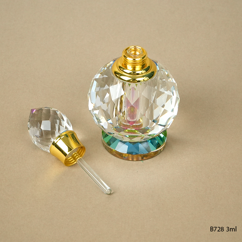 1pcs Crystal Perfume Essential Oil Bottle 3ml B728 1pcs كريستال عطر زجاجة الزيوت الأساسية 3ml B728