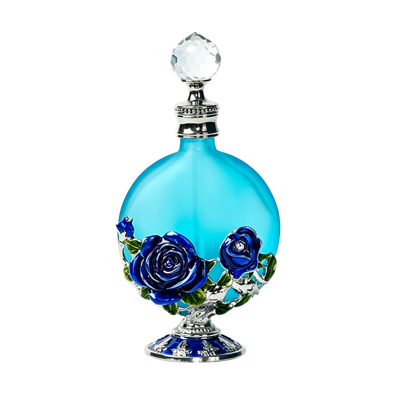 4pcs Crystal Perfume Essential Oil Bottle 30ml D9328 4pcs كريستال عطر زجاجة الزيوت الأساسية 30 مل D9328