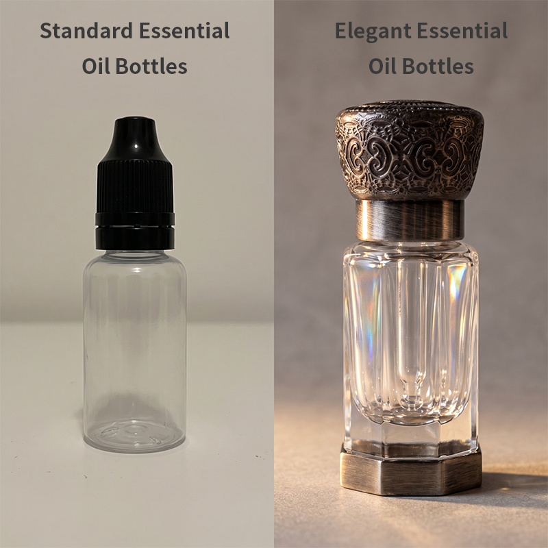 1pcs Crystal Perfume Essential Oil Bottle 6ml A175B 1pcs كريستال عطر زجاجة الزيوت الأساسية 6 مل A175B