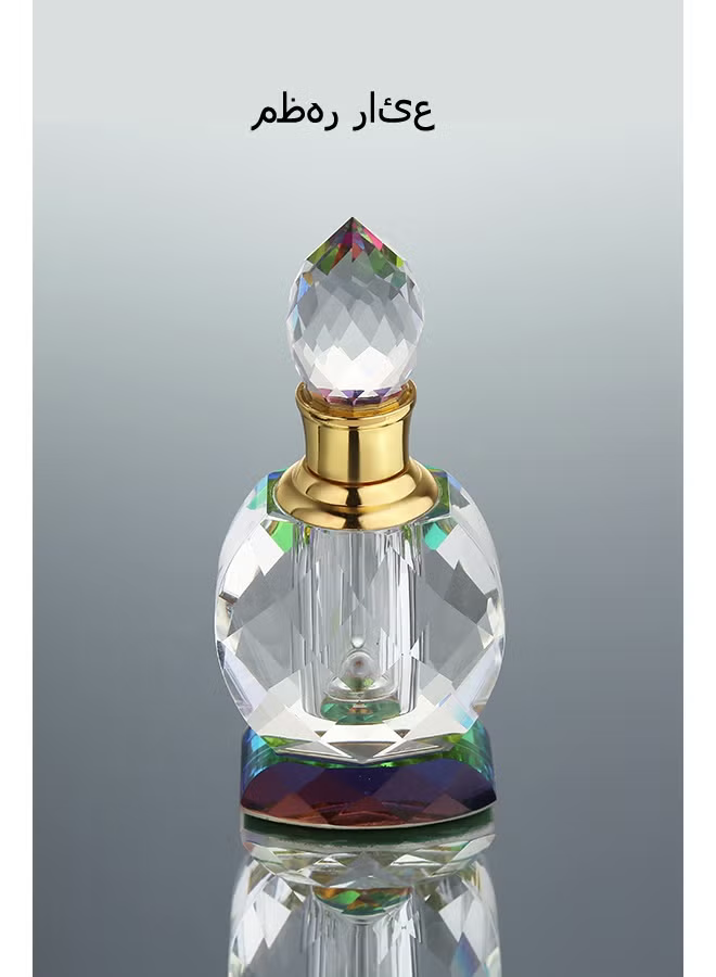 Empty crystal oil bottle, empty perfume oil bottle, refillable essential oil bottle, 3ml oil bottle