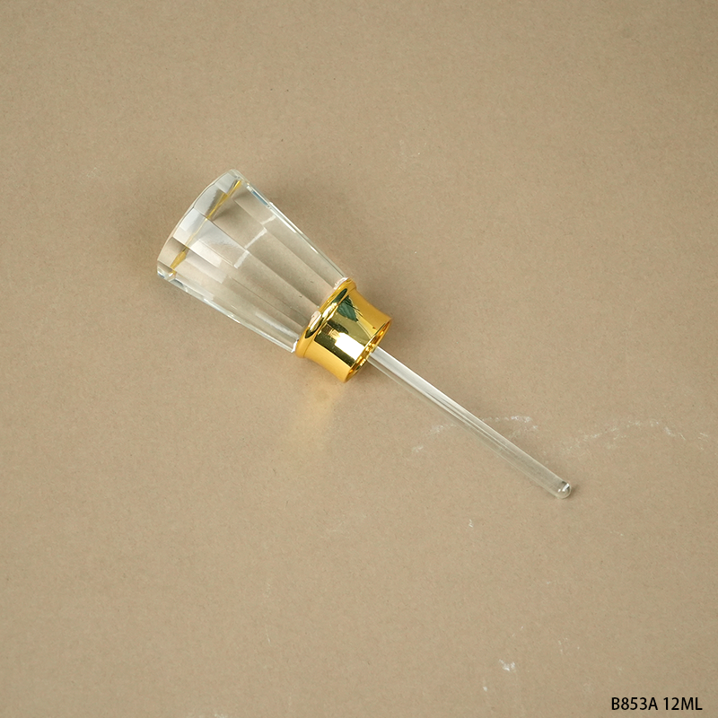 1pcs Crystal Perfume Essential Oil Bottle 12ml B853A 1pcs كريستال عطر زجاجة الزيوت الأساسية 12ml B853A